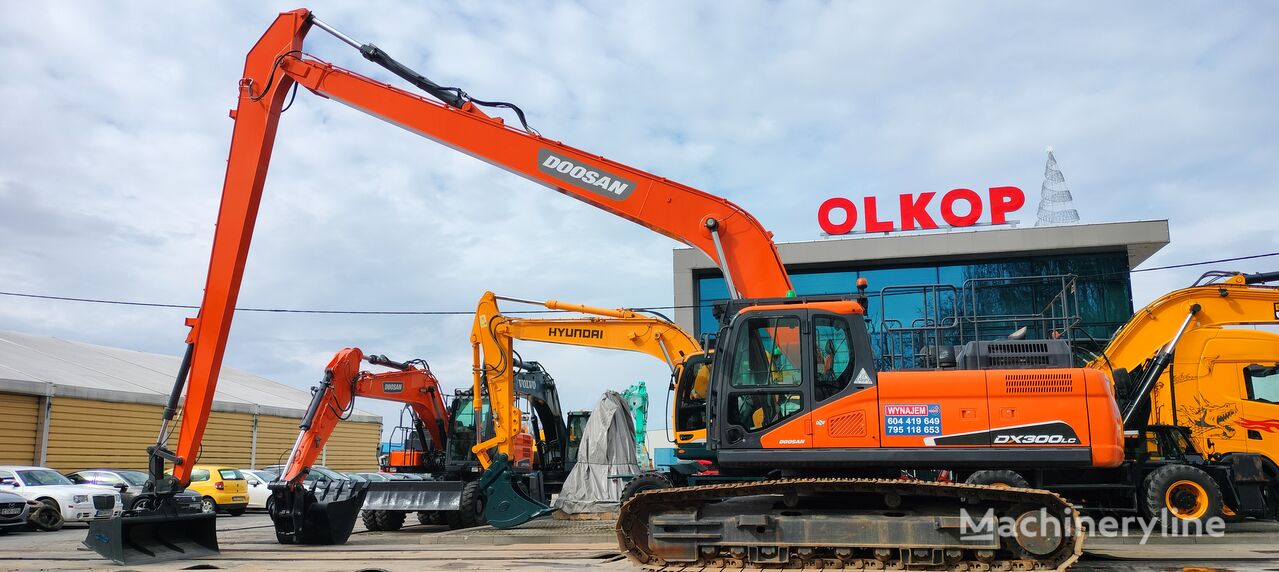 Koparka gąsienicowa DOOSAN DX 300 LC LONG RATY KREDYT na sprzedaż