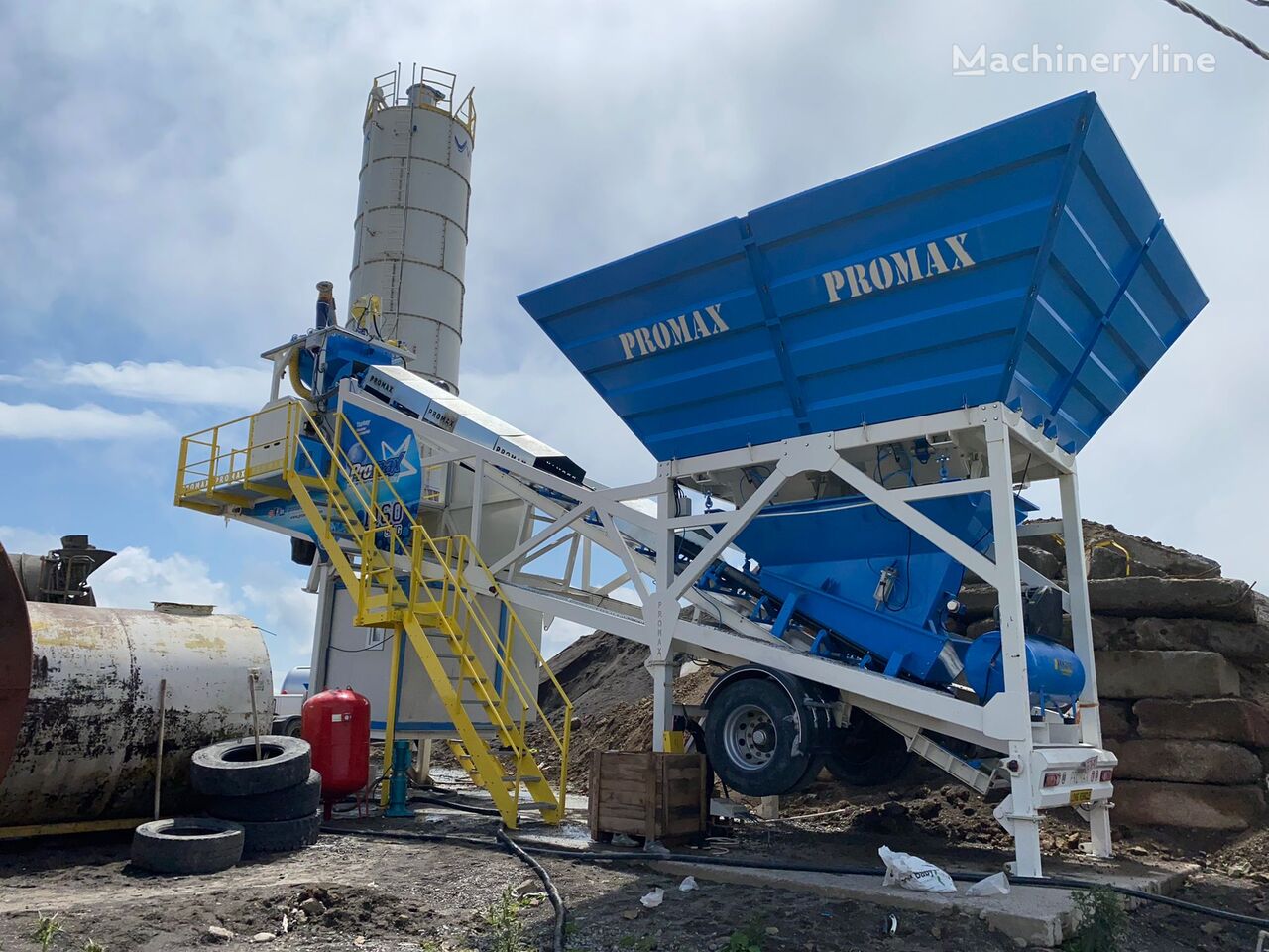 nowa betoniarnia Promax PLANTA DE HORMIGÓN MÓVIL M60-SNG (60m3/h)