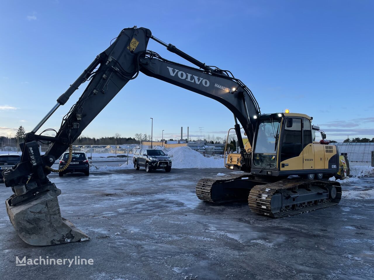 koparka gąsienicowa Volvo EC180CL Rototilt