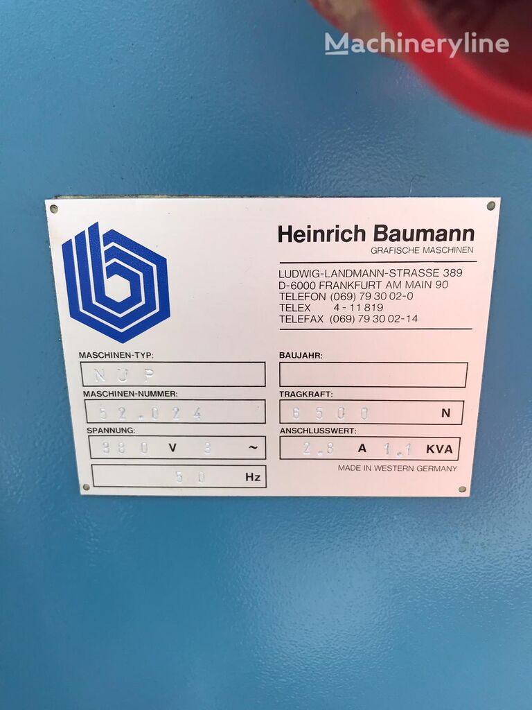 platforma masztowa Baumann NUP 650