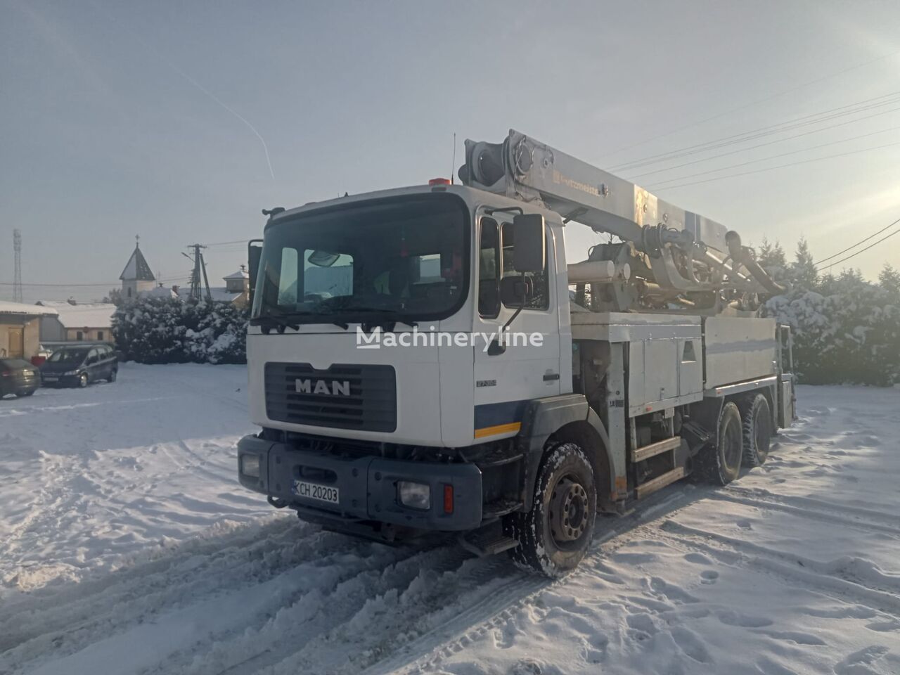 Pompa Do Betonu Putzmeister Bsf H Na Podwoziu Man Na