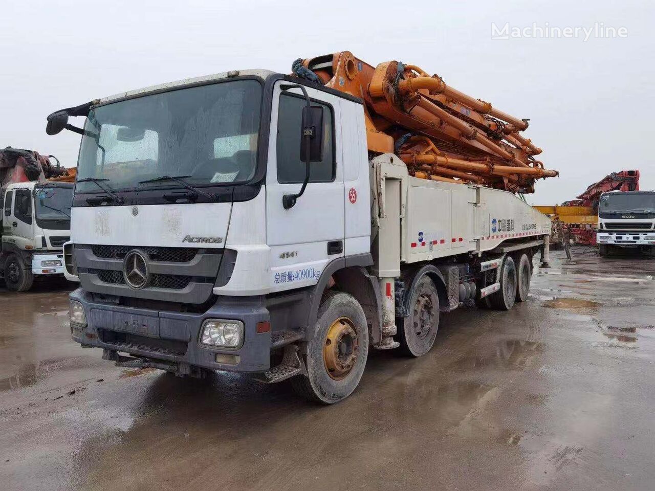 pompa do betonu Zoomlion ZLJ5419THB na podwoziu Mercedes-Benz concrete pump truck company direct sales