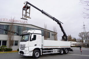 żuraw samojezdny Mercedes-Benz Arocs 6×2 2545 Crane HIAB 177 K PRO/HIPRO / steering and lifting