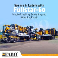 nowa mobilna kruszarka szczękowa FABO FULLSTAR-60 Crushing, Washing & Screening Plant