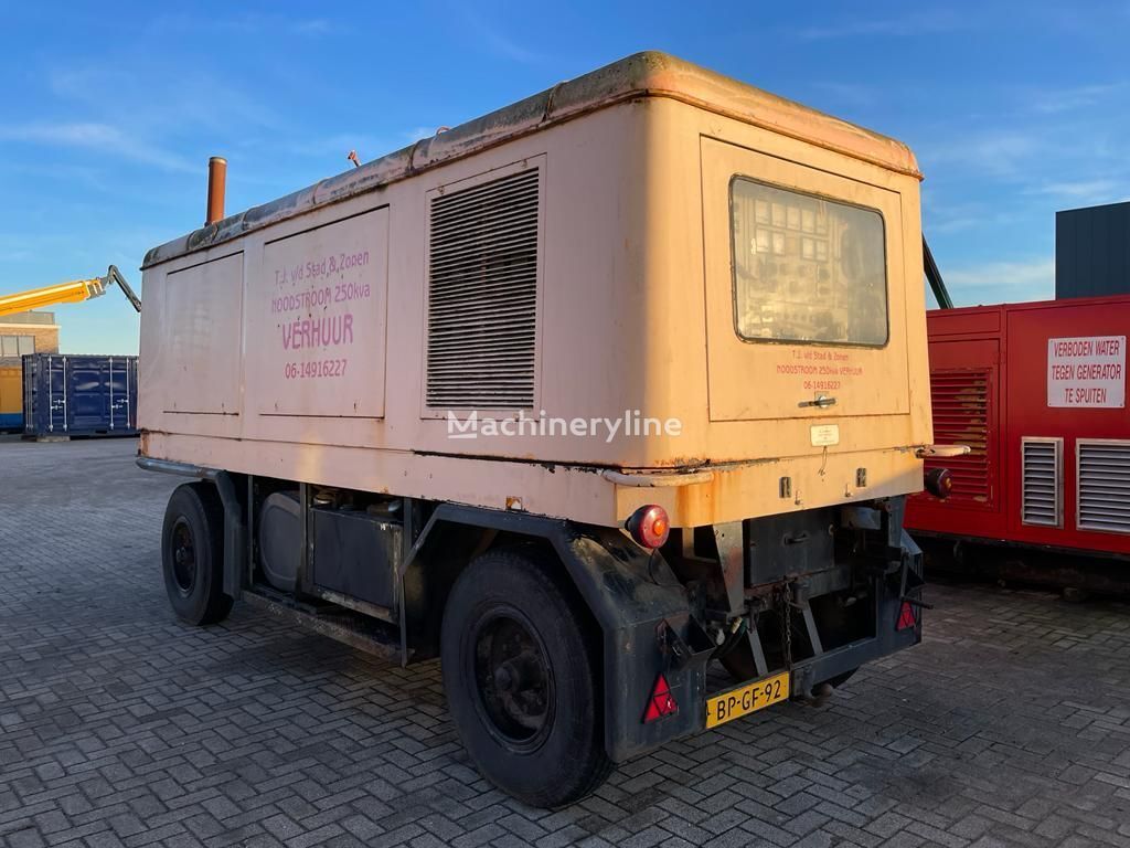 generator diesel Deutz F12M 716 Bredenoord AEG 250 kVA Silent generatorset op aanhanger